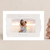 "Paper Edge" - Holiday Cards in Frost by Kanika Mathur - Front