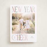 "Merry and Bright" - Holiday Cards in Snow by Pixel and Hank - Front