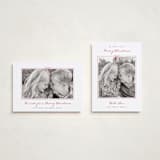 "Love Bow" - Holiday Cards in Berry by Kelly Schmidt - Photo Orientation Options