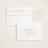 "Retro Postcard" - Holiday Cards in Candy Cane by Ekko Studio - FREE Recipient Addressing