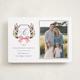 "Classic Merry Crest" - Holiday Cards in Night by Brooke Chandler - Front