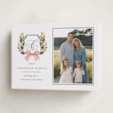 "Classic Merry Crest" - Holiday Cards in Night by Brooke Chandler - Folded Card