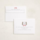 "Classic Merry Crest" - Holiday Cards in Night by Brooke Chandler - FREE Recipient Addressing