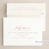 "Classic Album" - Holiday Cards in Holly Berry by Corinne Malesic - FREE Recipient Addressing