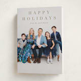 "Banner" - Holiday Cards in Golden by Amy Kross - Folded Card