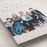 "Banner" - Holiday Cards in Golden by Amy Kross - Detail