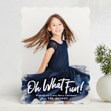 "Fun Times" - Holiday Cards in Snowfall by Rebecca Rueth - Front