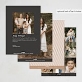 "Most Wonderful Time" - Holiday Cards in Night by Jula Paper Co. - Back of Card Options