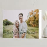 "Winter Breeze" - Holiday Cards in Evergreen by Melanie Severin - Folded Card
