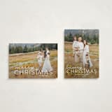 "Merry Crossmas" - Holiday Cards in Snow by Sarah Brown - Photo Orientation Options