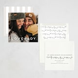 "love joy" - Holiday Cards in Snow by Kate Ross - Assembled