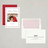 "Elegant frame" - Holiday Cards in Crimson by Annie Shapiro - Assembled