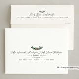 "Elegant frame" - Holiday Cards in Crimson by Annie Shapiro - FREE Recipient Addressing