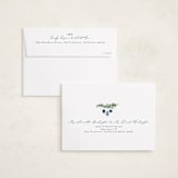 "Pine Garland" - Holiday Cards in Winterberry by Susan Moyal - FREE Recipient Addressing