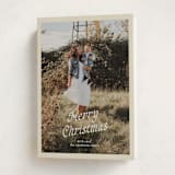 "cover" - Holiday Cards in Vanilla Cream by Cass Loh - Folded Card