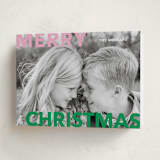 "Merry & Bold" - Holiday Cards in Gumdrop by Angela Thompson - Folded Card