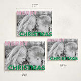 "Merry & Bold" - Holiday Cards in Gumdrop by Angela Thompson - Formats Available