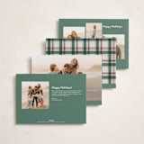 "Basics" - Holiday Cards in Snowberry by Pixel and Hank - Back of Card Options