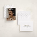 "Beautiful Christmas" - Holiday Cards in Snowflake by Julie Ley - Assembled