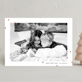 "Minimal Dots" - Holiday Cards in Cherry by Wendy Chung - Front