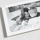 "Minimal Dots" - Holiday Cards in Cherry by Wendy Chung - Detail