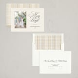 "Merry and Bright Formal" - Holiday Cards in Charcoal by Chelsea Petaja - Assembled