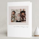 "Merry Snapshot" - Holiday Cards in Coal by Ashley Iwafuchi - Folded Card