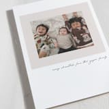 "Merry Snapshot" - Holiday Cards in Coal by Ashley Iwafuchi - Detail