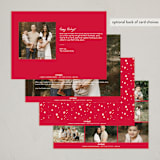 "Holistamp" - Holiday Cards in Santa Claus by Annie Clark - Back of Card Options