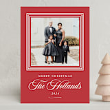 "Merry Love" - Holiday Cards in Ruby by Alston Foster - Front