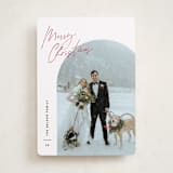 "Arc Over" - Holiday Cards in Cherry by Pixel and Hank - Front