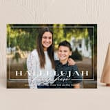"He is Here" - Holiday Cards in Iced Gingerbread by Heather Cairl - Front