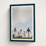 "Bold Frame" - Holiday Cards in Ocean by Stacey Meacham - Folded Card