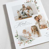 "Triple" - Holiday Cards in Snow by Melanie Kosuge - Detail