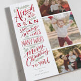 "Merry Christmas To You" - Holiday Cards in Holly Berry by Wildfield Paper Co - Detail
