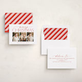 "Merry Christmas Trio" - Holiday Cards in Poinsettia by Brooke Chandler - Assembled