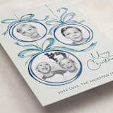 "baubles and bows" - Holiday Cards in Snowball by Paper Sun Studio - Detail