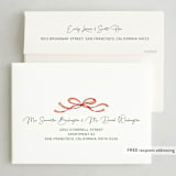 "baubles and bows" - Holiday Cards in Candy Cane by Paper Sun Studio - FREE Recipient Addressing