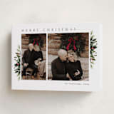 "Holiday Display" - Holiday Cards in Pearl by Chris Griffith - Folded Card