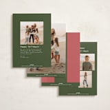 "Fa La La Christmas" - Holiday Cards in Elf Shoes by Peony Rose Design - Back of Card Options