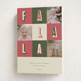 "Fa La La Christmas" - Holiday Cards in Elf Shoes by Peony Rose Design - Folded Card