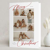 "Delightful Mix" - Holiday Cards in Brick by Everett Paper Goods - Folded Card