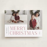 "Pair" - Holiday Cards in Holly Berry by Pixel and Hank - Front