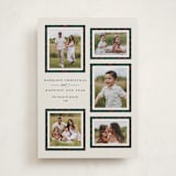 "Plaid Gallery" - Holiday Cards in Juniper by Erica Krystek - Front