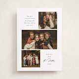 "Three Simplicity" - Holiday Cards in Winter by Emily Betts - Front