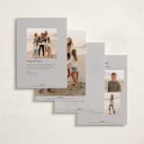 "Three Simplicity" - Holiday Cards in Winter by Emily Betts - Back of Card Options