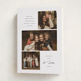 "Three Simplicity" - Holiday Cards in Winter by Emily Betts - Folded Card