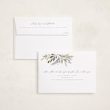 "Three Simplicity" - Holiday Cards in Winter by Emily Betts - FREE Recipient Addressing