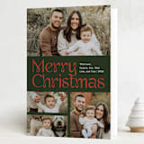 "Twist" - Holiday Cards in Wreath by Ellis - Folded Card