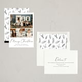 "natural handwriting" - Holiday Cards in Snow by Cass Loh - Assembled